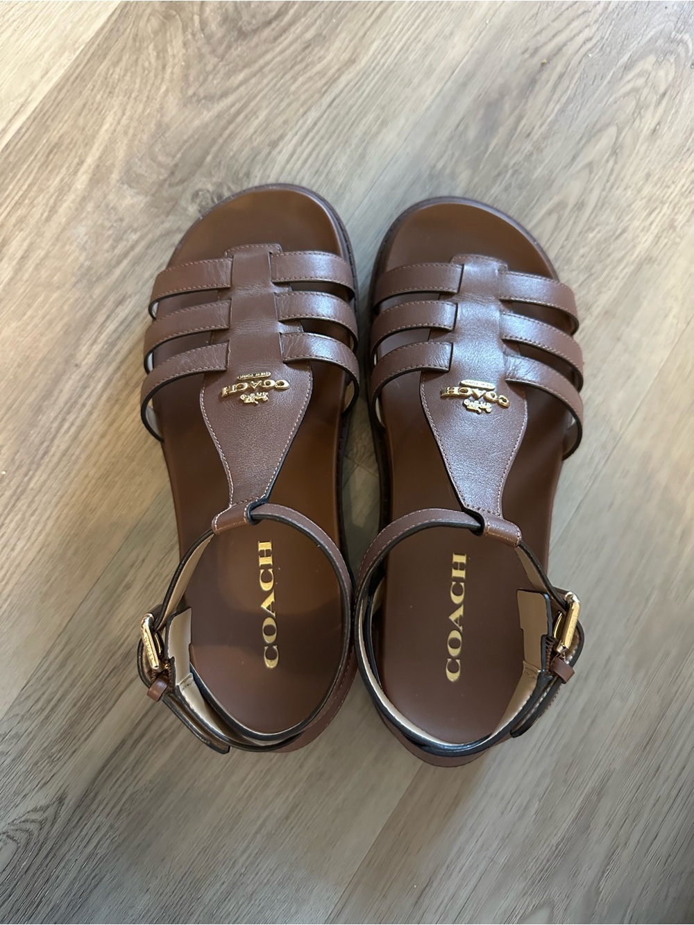 Coach Leather Sandals - Picture 2 of 3